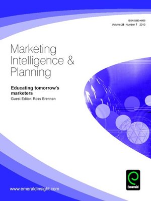 cover image of Marketing Intelligence & Planning, Volume 28, Issue 7